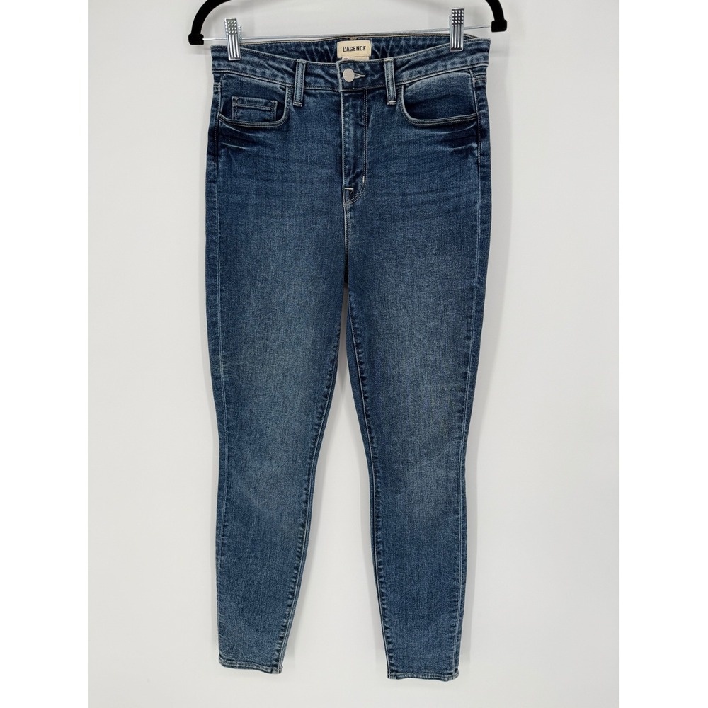 L'AGENCE MONIQUE ULTRA HIGH‎ RISE SKINNY ROWAN JEANS SIZE 27